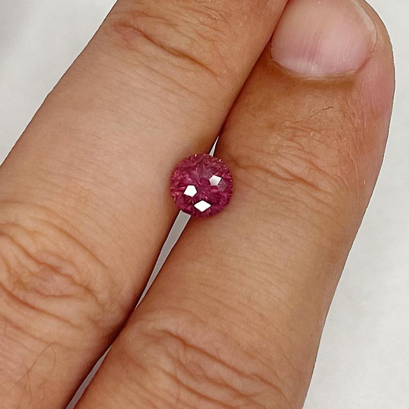 Salmon Pink Sapphire view 2