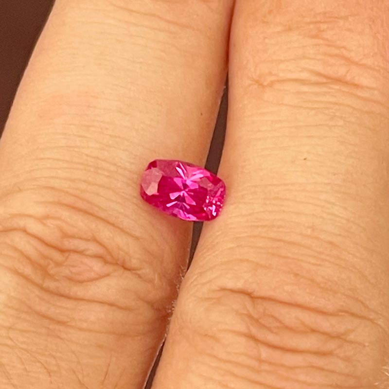 Hot Pink Sapphire view 2