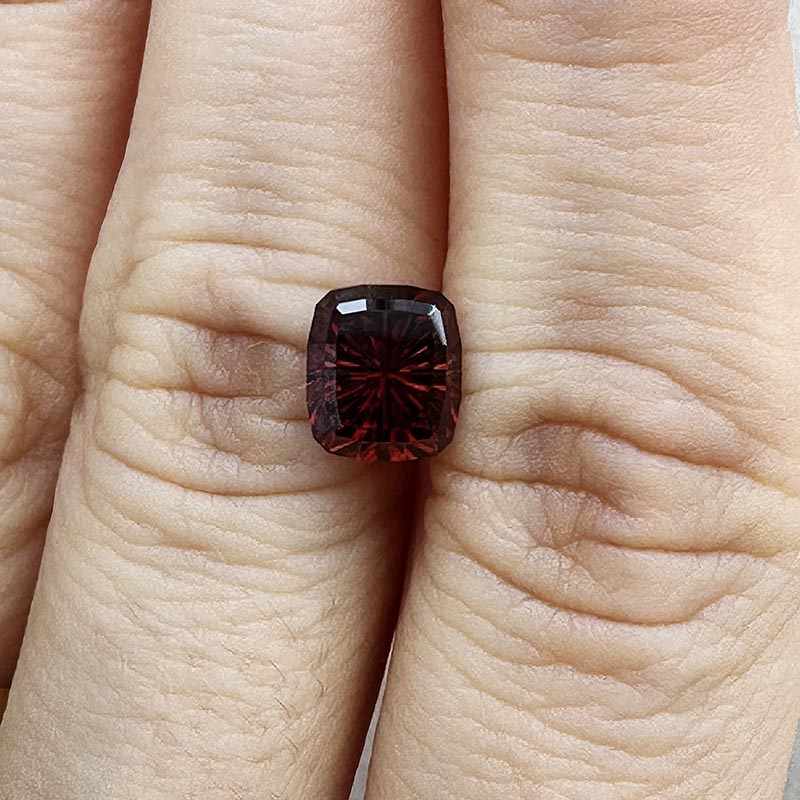 Reddish Brown Zircon view 2