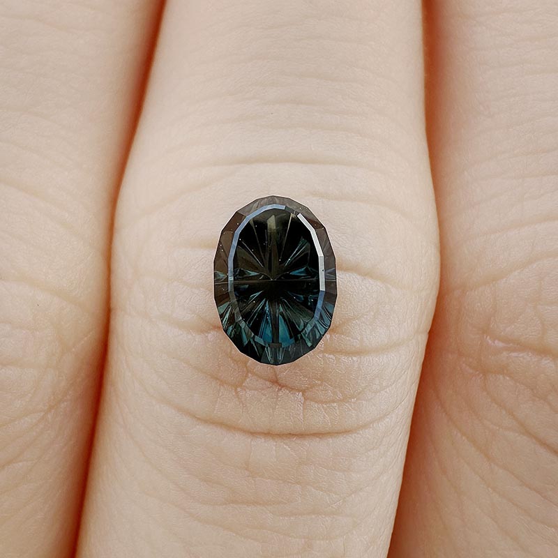 Teal Australian Sapphire view 2