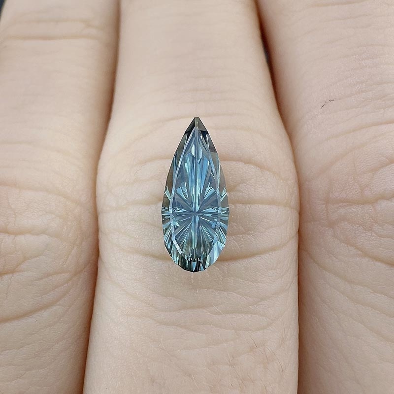 Teal Australian Sapphire view 2