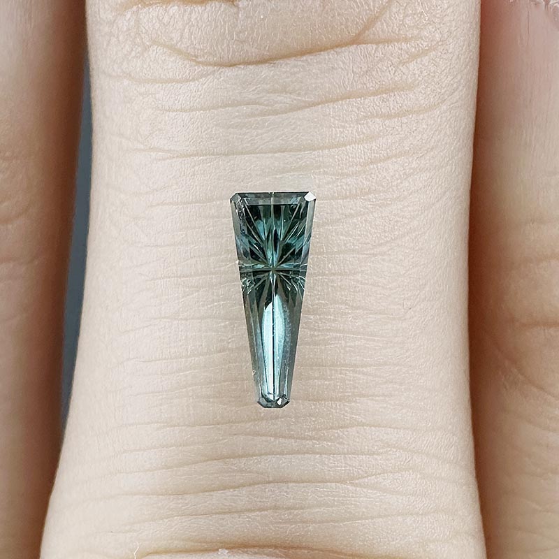 Teal Australian Sapphire view 2