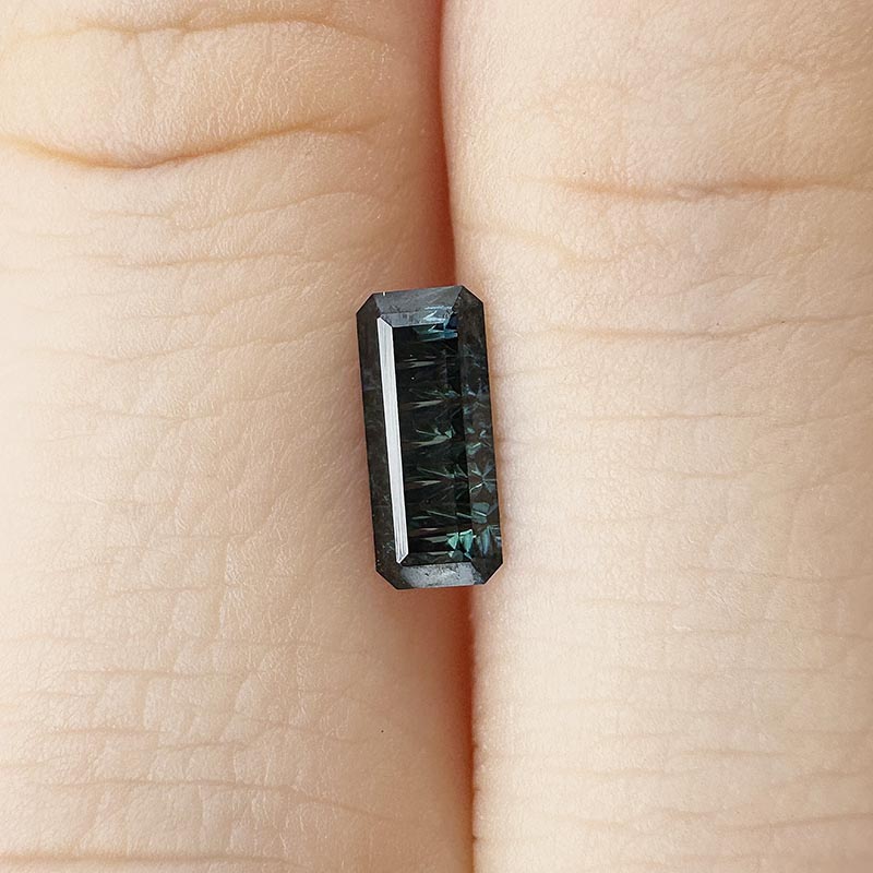 Teal Australian Sapphire view 2