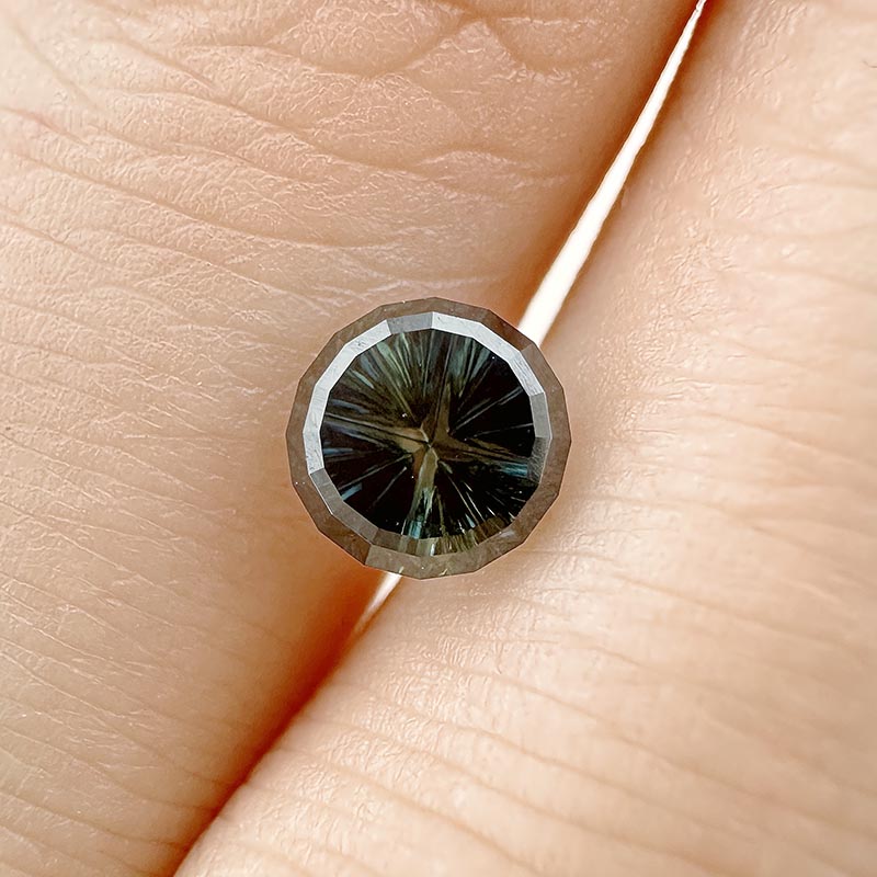 Teal Australian Sapphire view 2