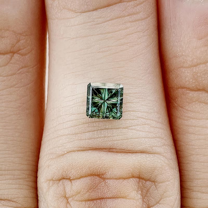 Teal Australian Sapphire view 2