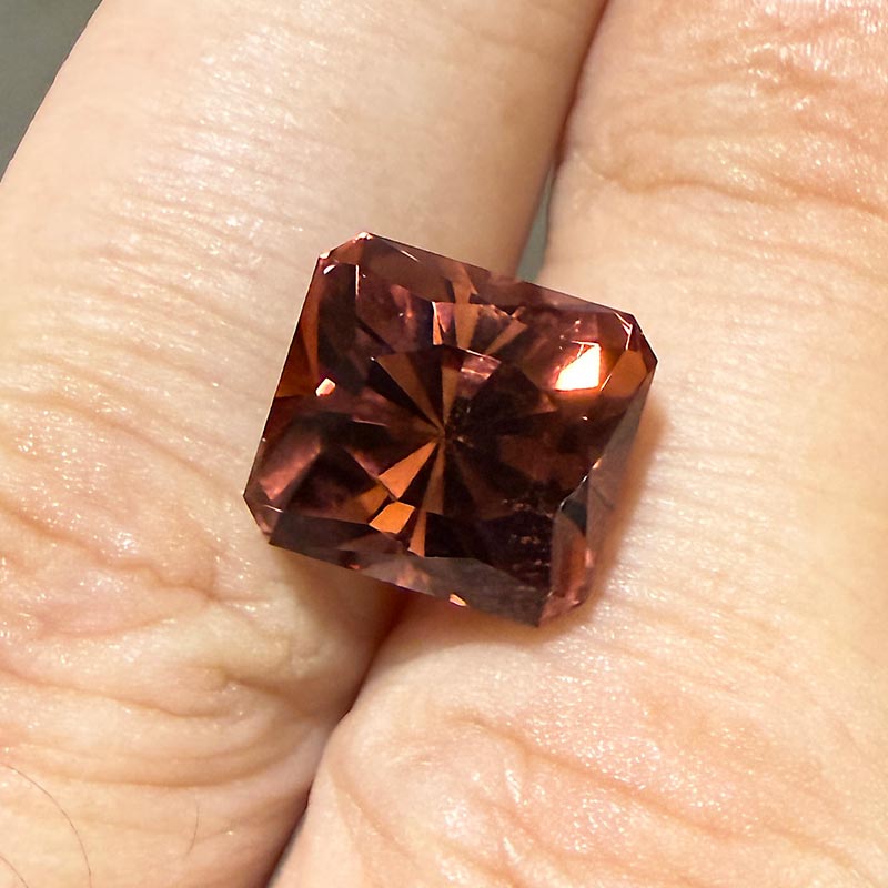Orange/Brown/Pink Tourmaline view 2