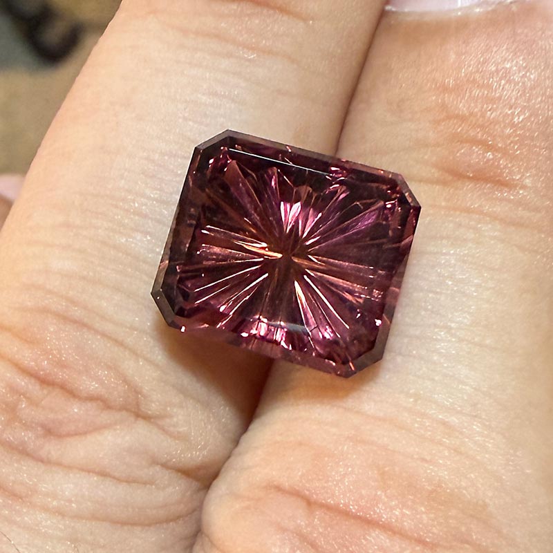 Red/Pink/Brown Tourmaline view 2