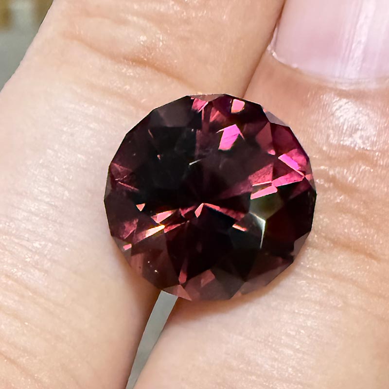 Reddish Pink Tourmaline view 2