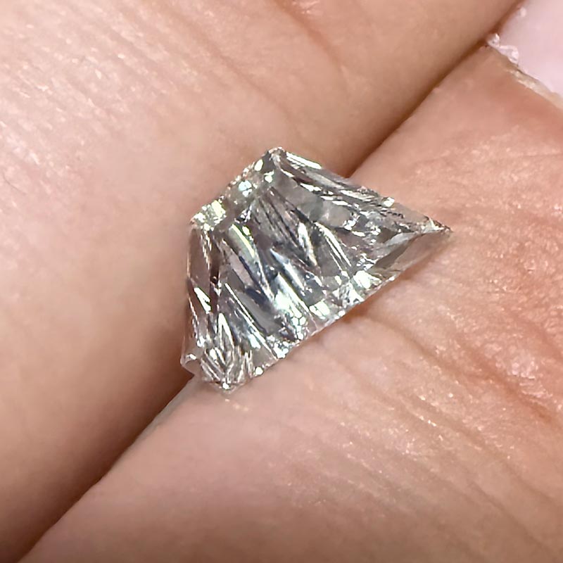 Almost White Sapphire view 2