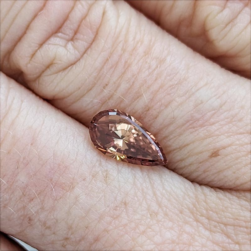 Yellow Brown Sapphire view 2