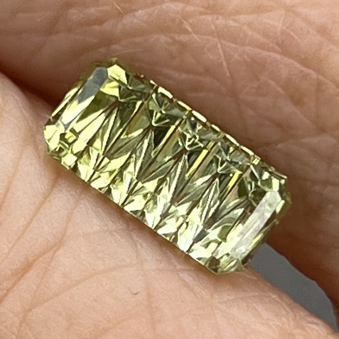 Yellow Green Tourmaline view 2