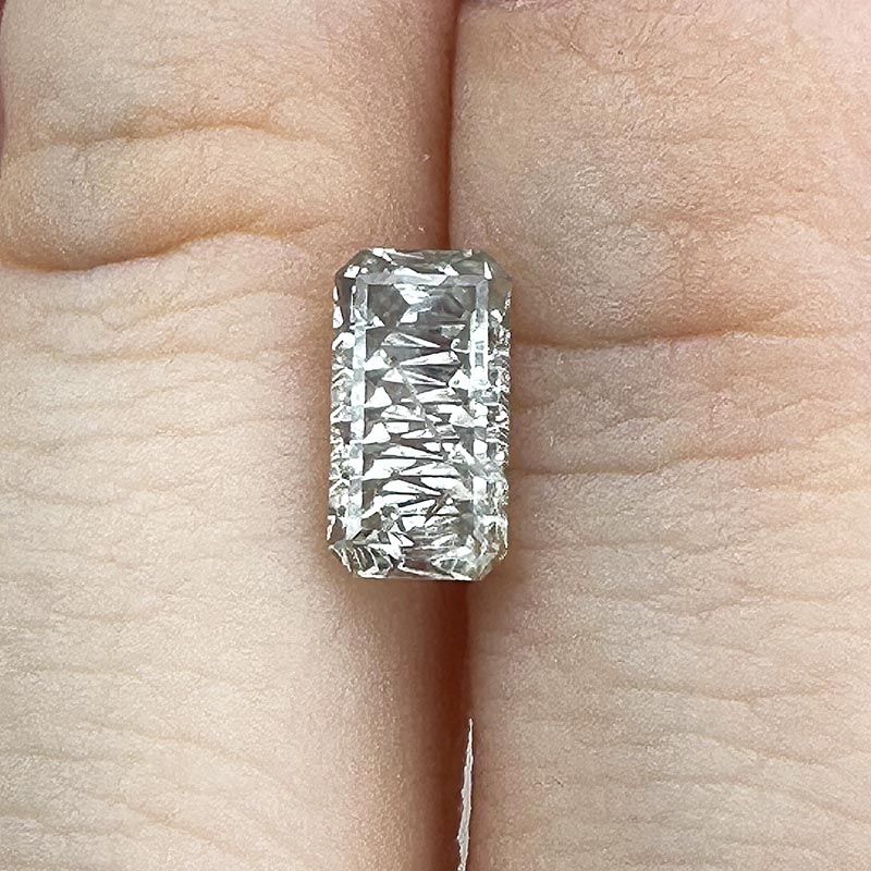 Pale Yellow Montana Sapphire view 2