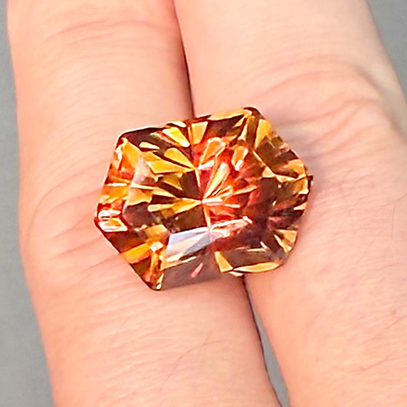 Orange Zircon view 2