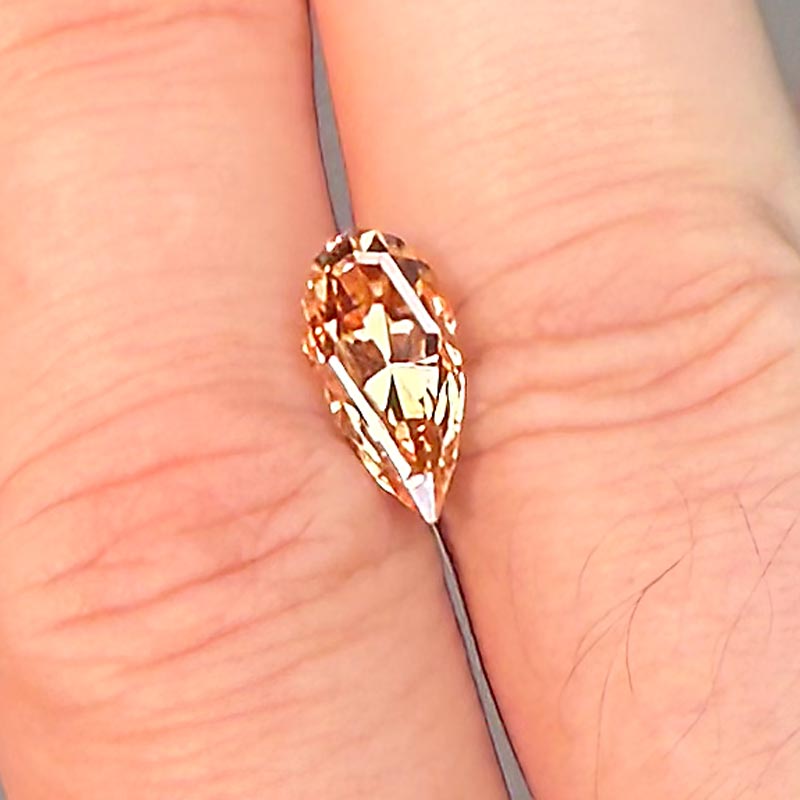 Orange Zircon view 2