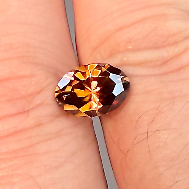 Orange Zircon view 2