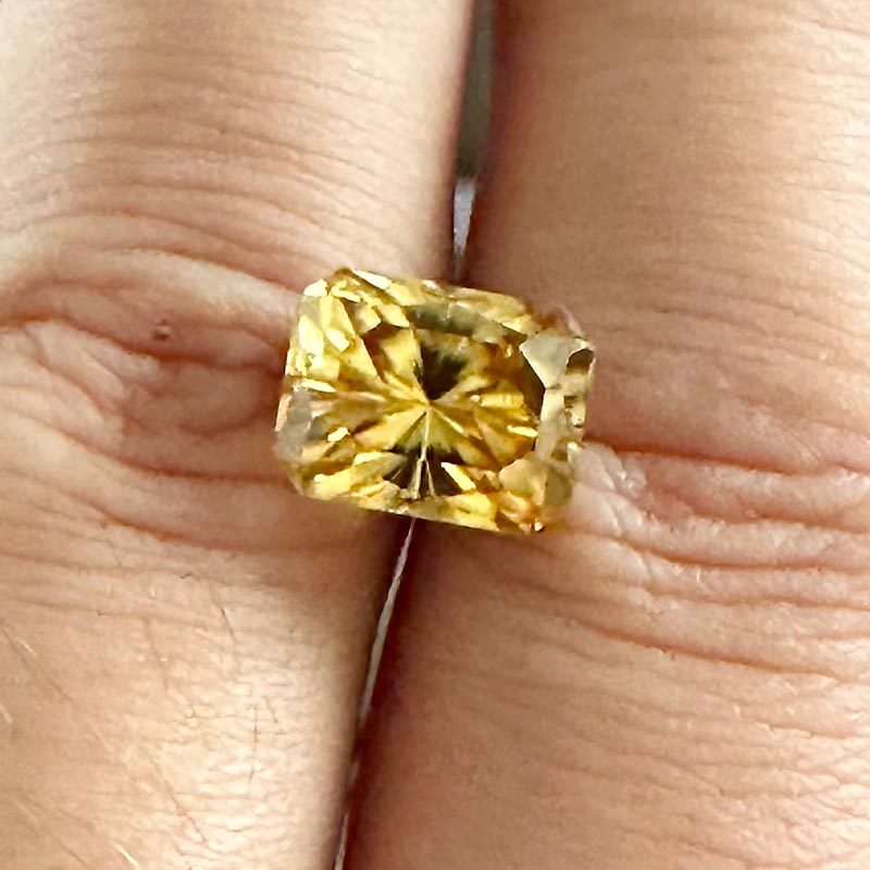 Yellow Zircon view 2