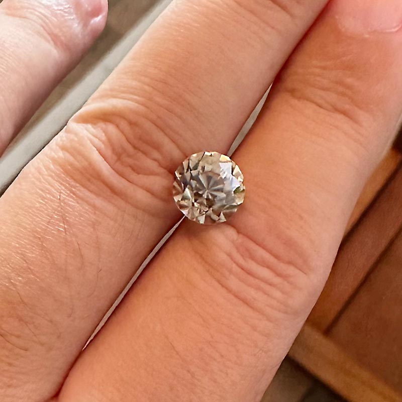 Spice Zircon SunBurst™ Cut 4.91 carats John Dyer Gems