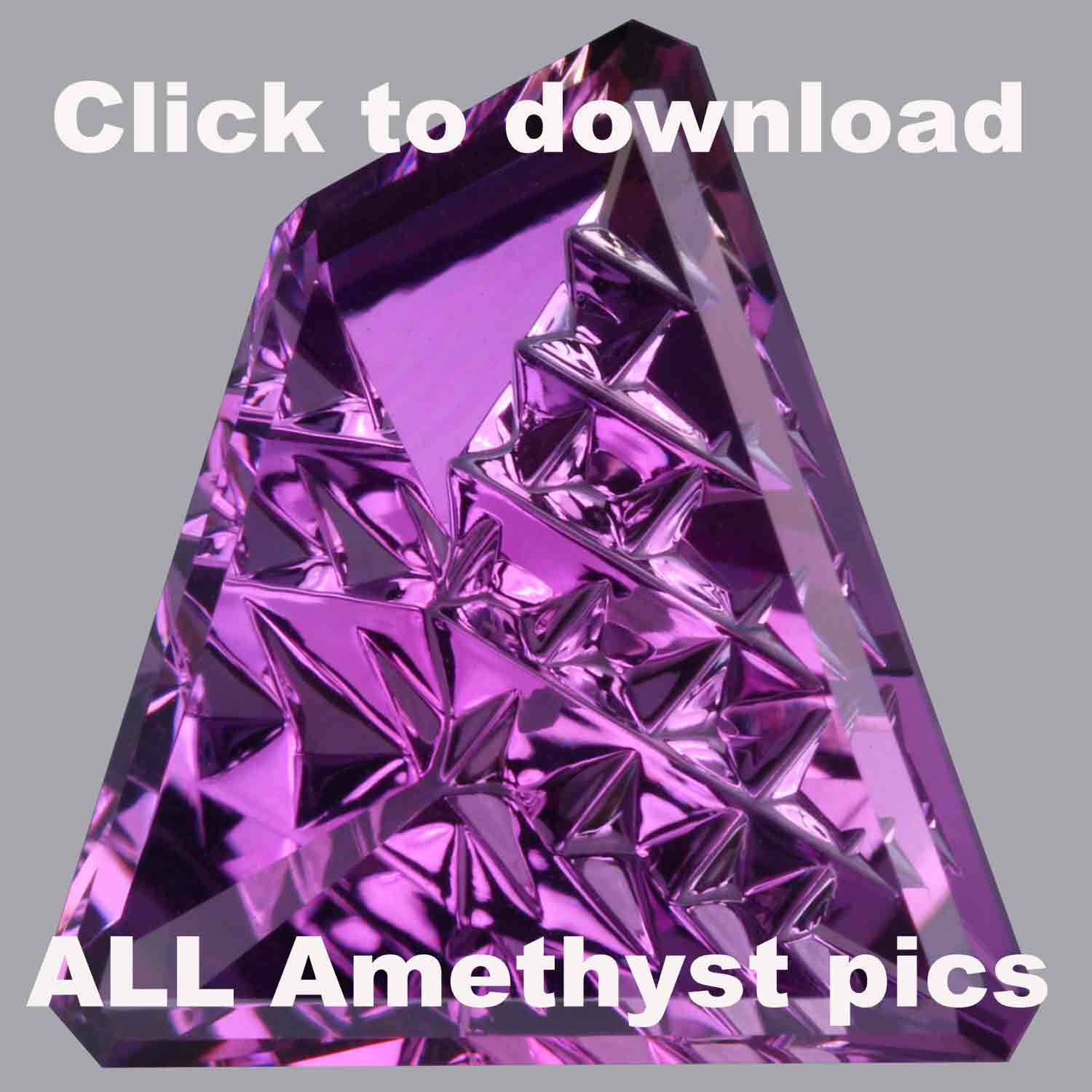 Amethysts Cut by John Dyer and Co.