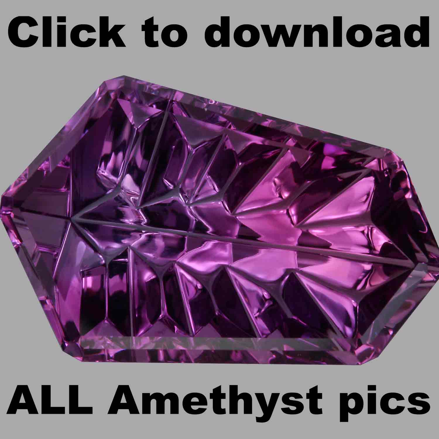 Amethysts Cut by John Dyer and Co.