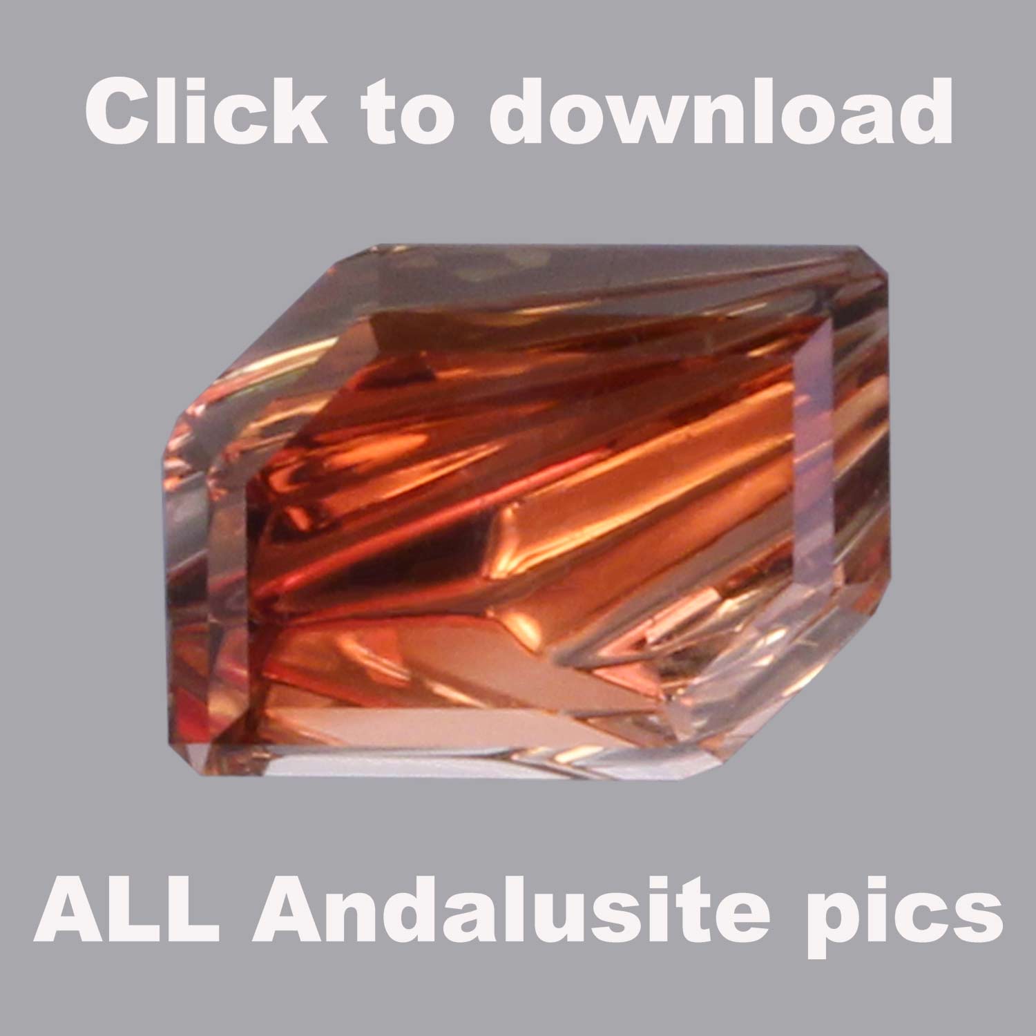 Andalusite Cut by John Dyer and Co.