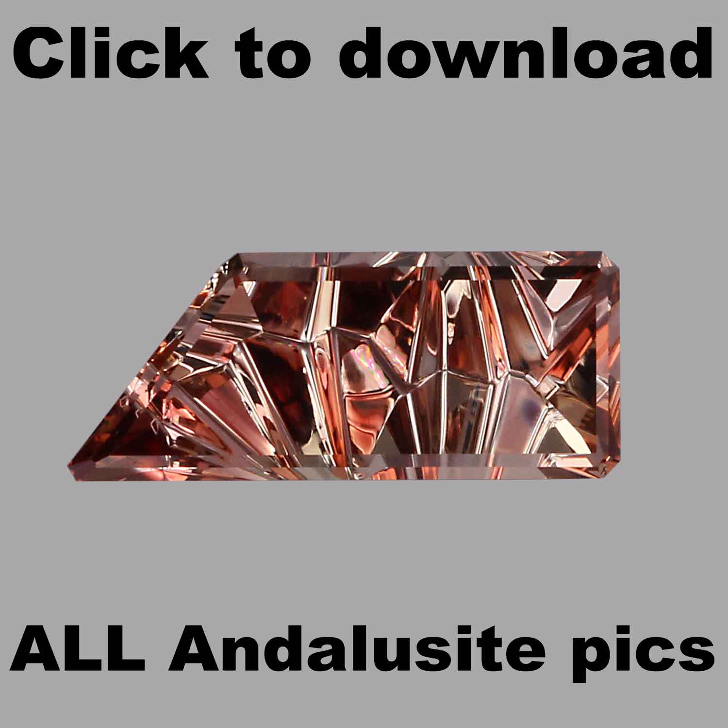 Andalusite Cut by John Dyer and Co.