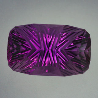 Amethyst concave cut