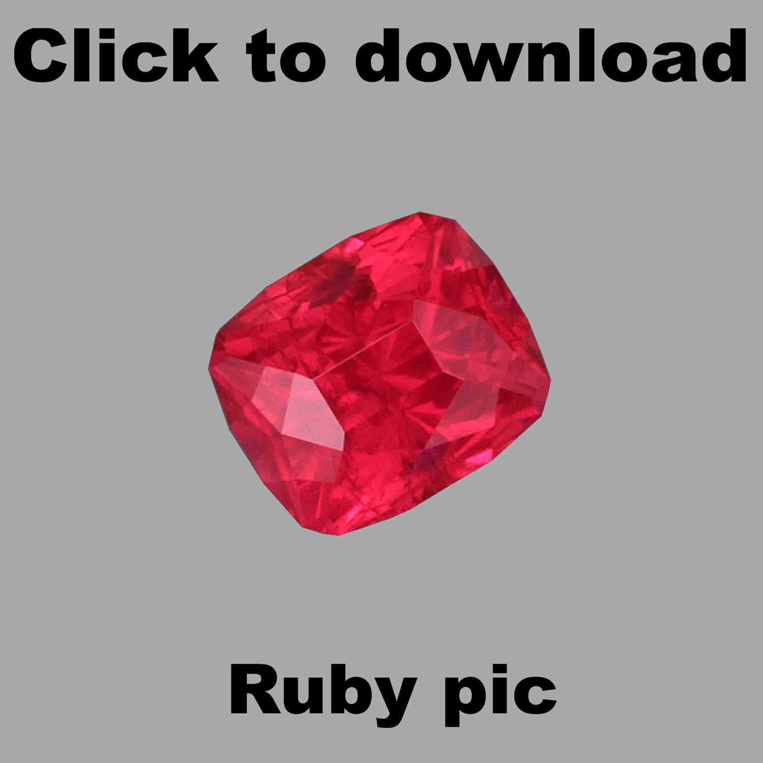 Rubies Cut by John Dyer and Co.