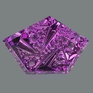  Amethyst gemstone