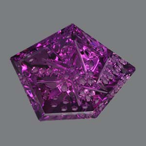  Amethyst gemstone