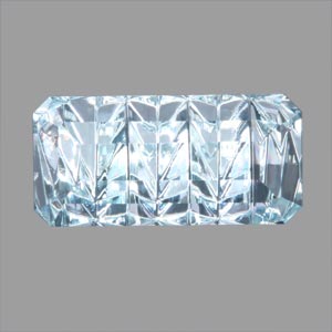 Super Light Color Aquamarine gemstone