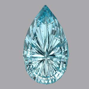Strong Color Aquamarine gemstone