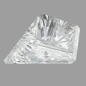 White Montana Sapphire gemstone