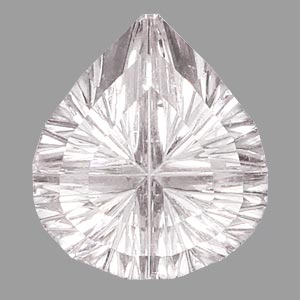 Super Pale Pink Almost White Sapphire gemstone