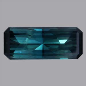 Teal Australian Sapphire gemstone