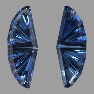 Blue Australian Pair Sapphire gemstone