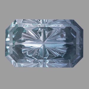 Parti Color Blue Montana Sapphire gemstone