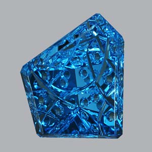 Blue Topaz gemstone