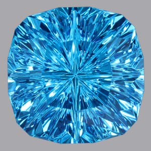 Bethany 1.86 Carat Natural Blue Topaz & Cubic Zirconia Sterling