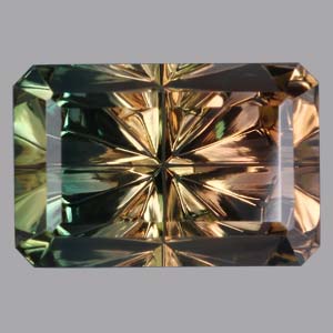 Bicolor Tourmaline gemstone