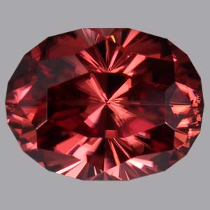 Burgundy Zircon gemstone