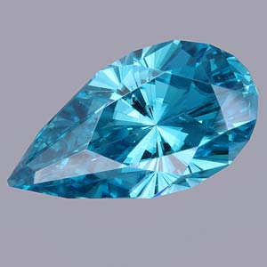 Blue Zircon gemstone