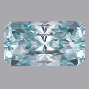 Chrome Aquamarine Regal Radiant™ Cut 3.41 carats | John Dyer Gems