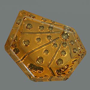 Yellow Brown Citrine gemstone