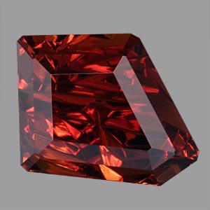 Brown Orange Tourmaline gemstone