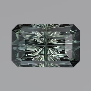 Gray Green Tourmaline gemstone