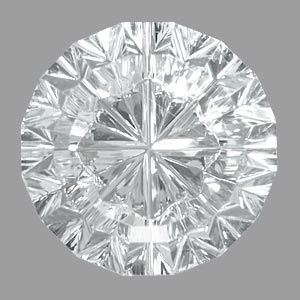 White Montana Sapphire gemstone