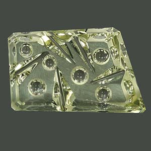 Lime Citrine gemstone