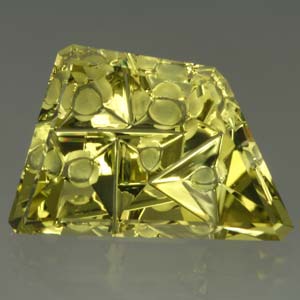 Lime Citrine gemstone