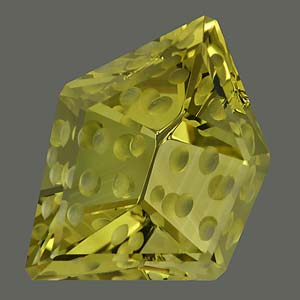 Lime Citrine gemstone