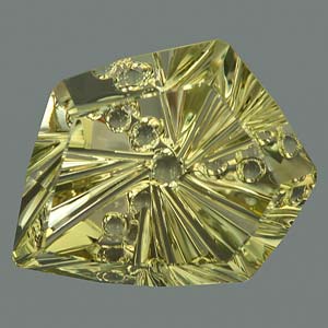 Lime Citrine gemstone